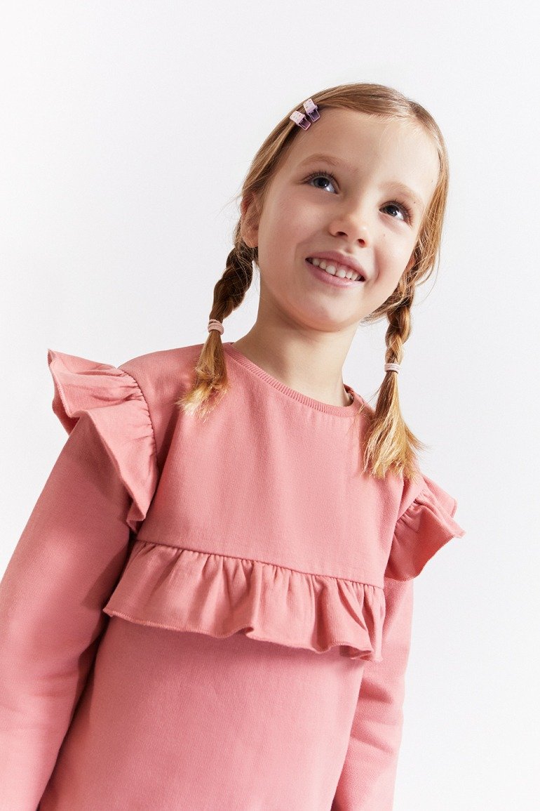 Conjunto bebé niña volante - Imagen 4