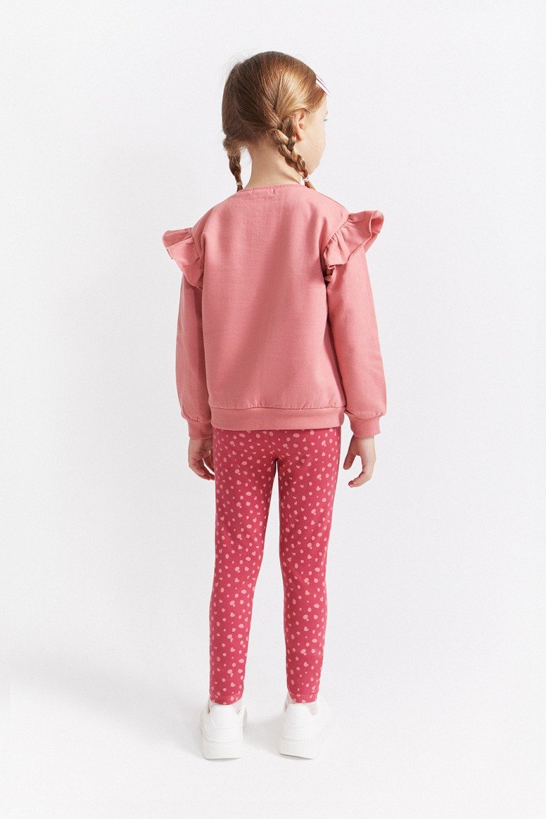 Conjunto bebé niña volante - Imagen 3
