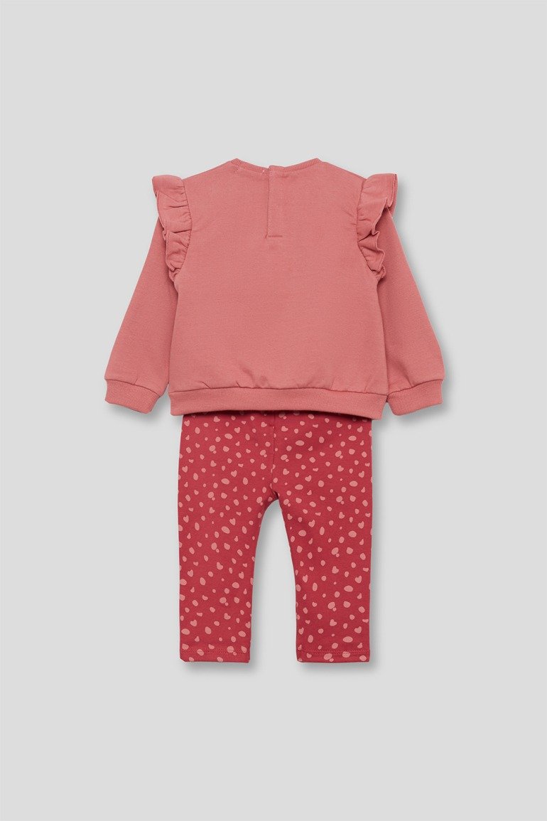 Conjunto bebé niña volante - Imagen 5
