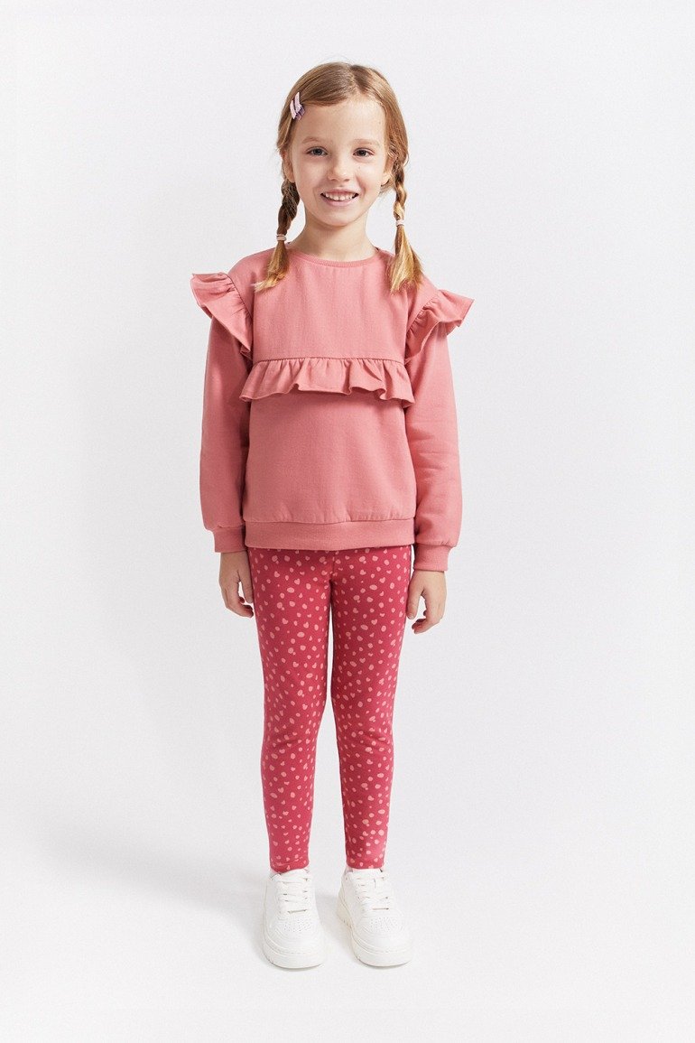 Conjunto bebé niña volante