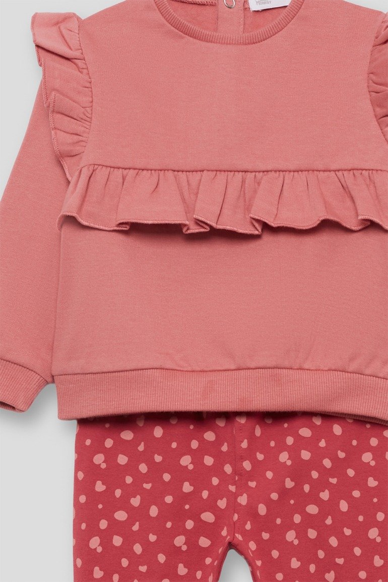 Conjunto bebé niña volante - Imagen 6