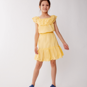 Vestido amarillo niña