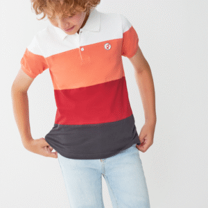 Polo franjas niño