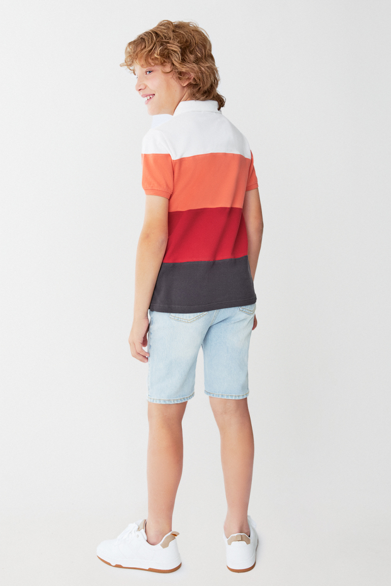 Polo franjas niño - Imagen 2