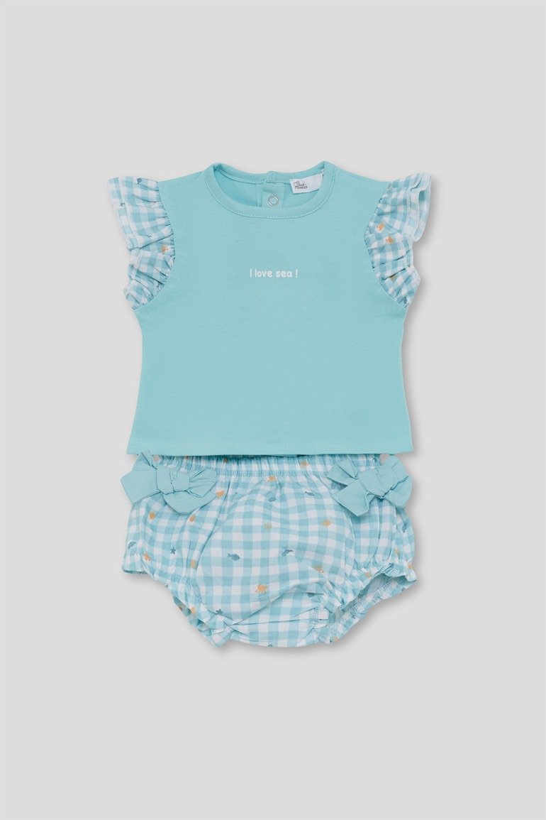 Conjunto Recién Nacido Niña Vichy - Imagen 3