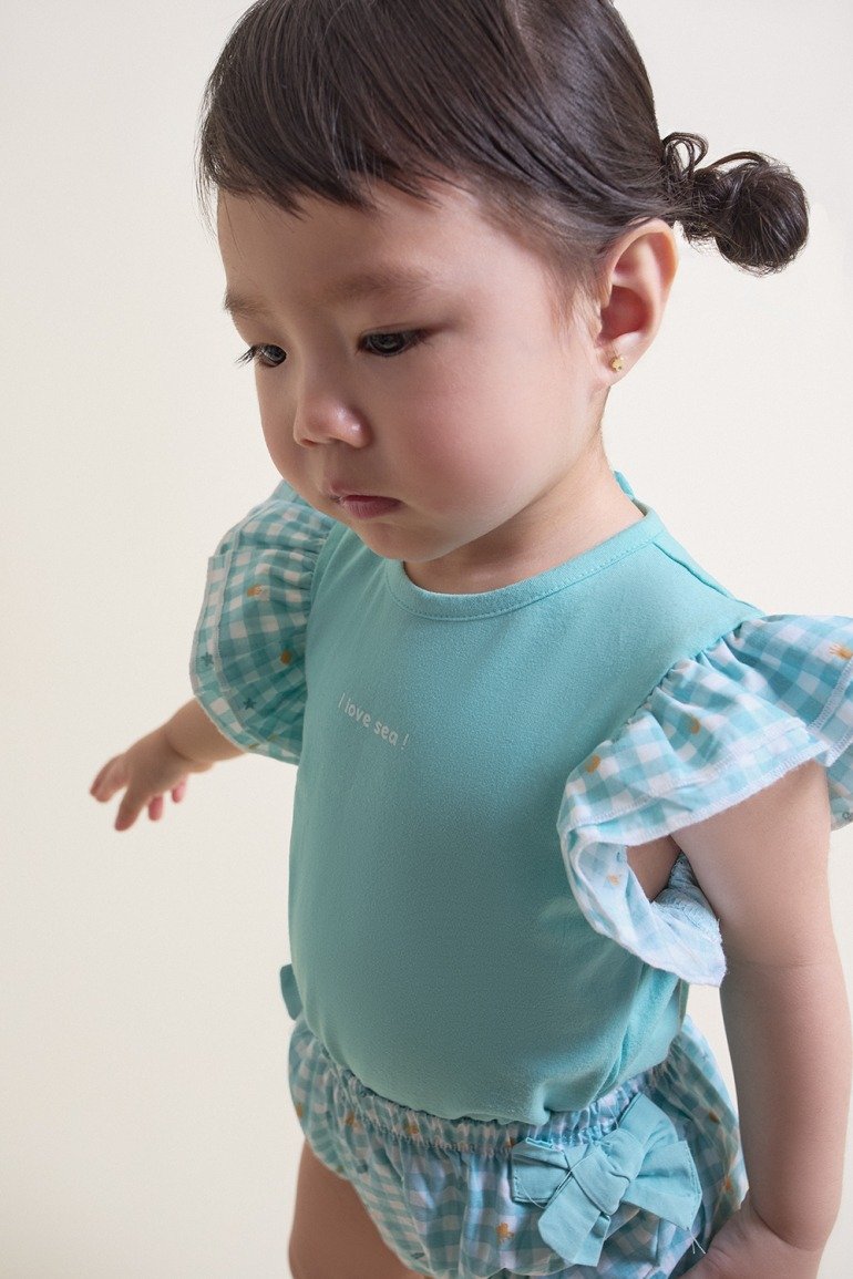 Conjunto Recién Nacido Niña Vichy - Imagen 2