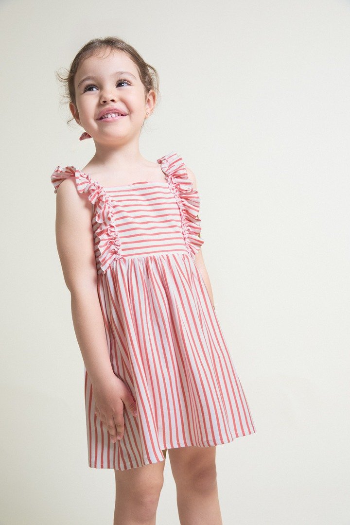 Vestido Bebé Niña Rayas