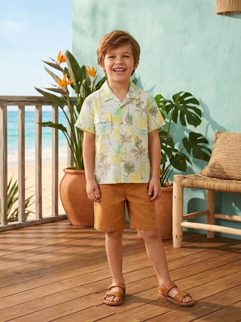 Camisa Hojas Niño