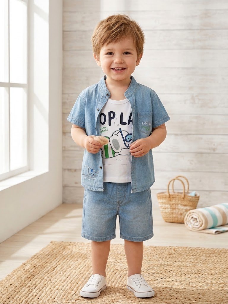 Conjunto Denim Niño "Oplá"