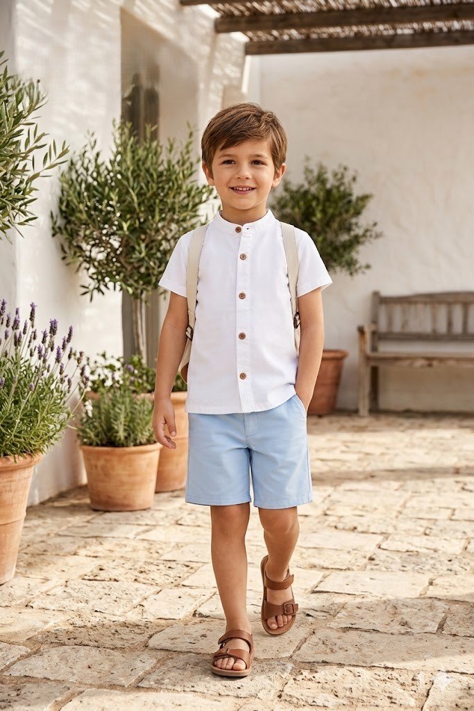Conjunto Niño Pantalón Celeste