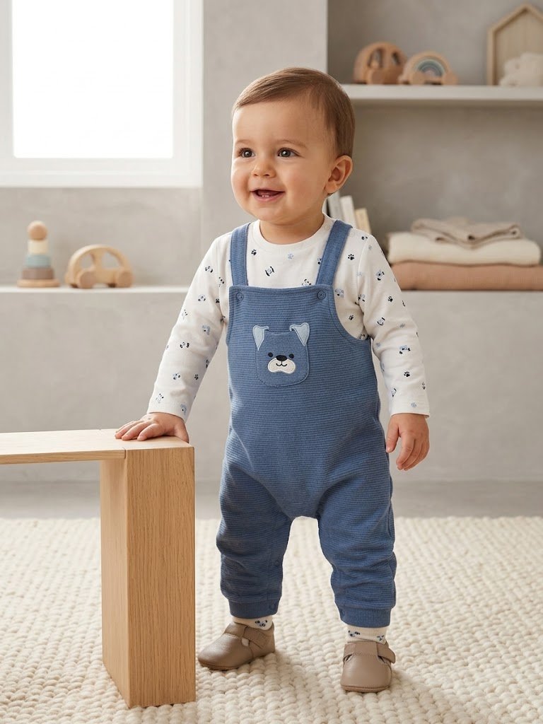 Conjunto Peto Bebé con Osito
