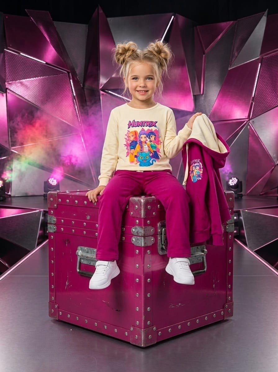 Conjunto K-Pop Fucsia - Imagen 3